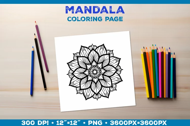 Intricate Mandala Coloring Pages - Printable Design
