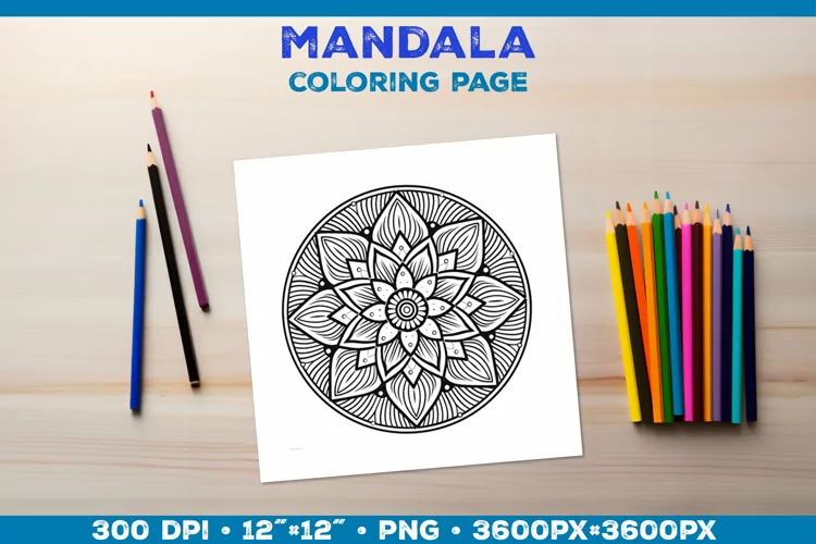 Intricate Mandala Coloring Pages - Printable Design