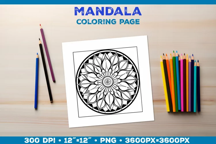 Intricate Mandala Coloring Pages - Printable Design