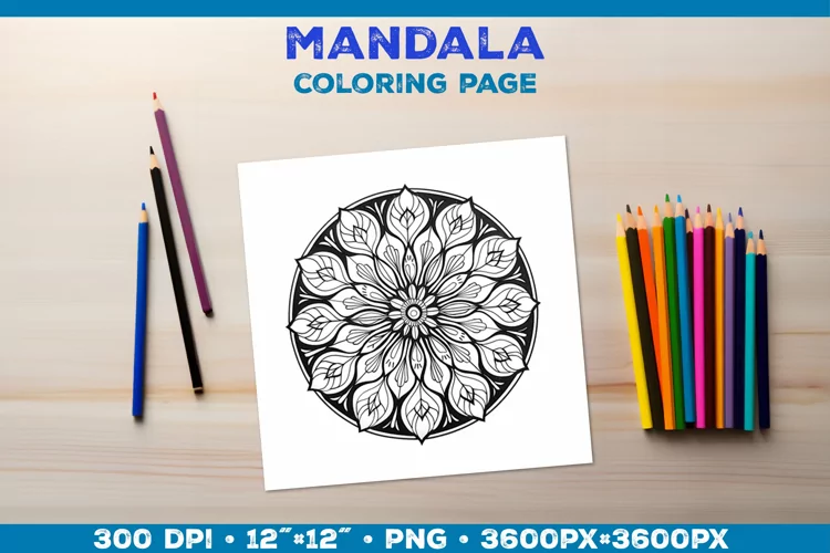 Intricate Mandala Coloring Pages - Printable Design