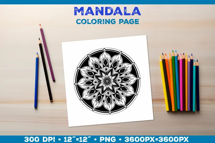 Intricate Mandala Coloring Pages - Printable Design