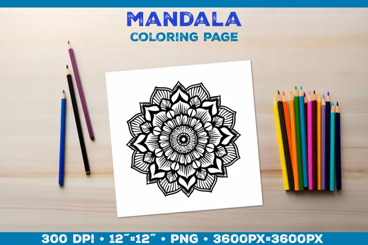 Intricate Mandala Coloring Pages - Printable Design