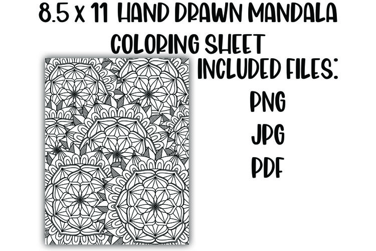 Mandala Coloring Sheet