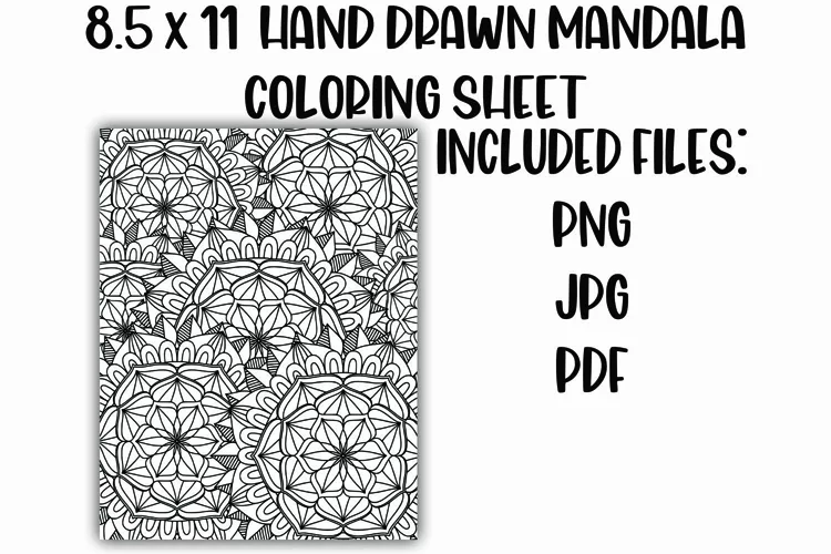 Mandala Coloring Sheet