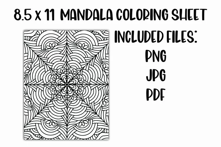 Mandala Coloring Sheet