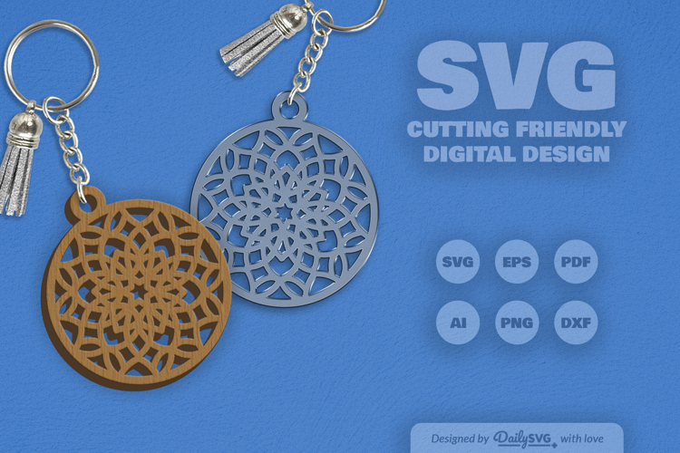 Acrylic Keychain Svg Image 23