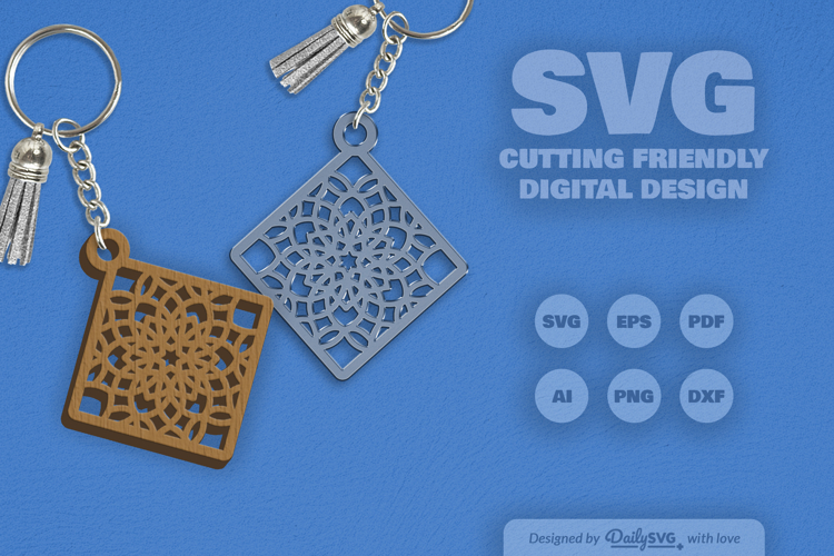 Acrylic Keychain Svg Image 13
