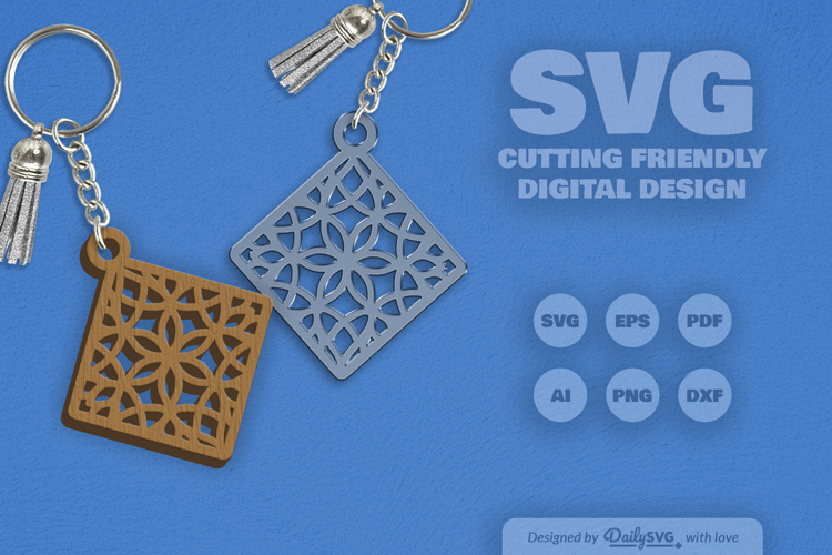 Acrylic Keychain Svg Image 19