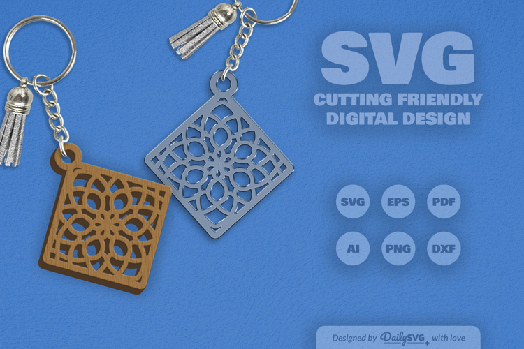 Acrylic Keychain Svg Image 17