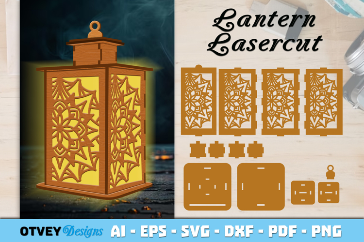 Mandala Lantern Lasercut | Intricate Decorative Lighting