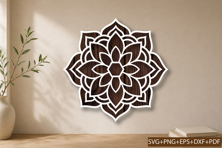 Mandala Laser Cut SVG