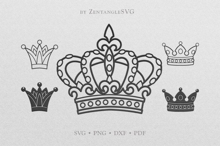 Crown SVG, King Queen Princess Royal Crown SVG cut files
