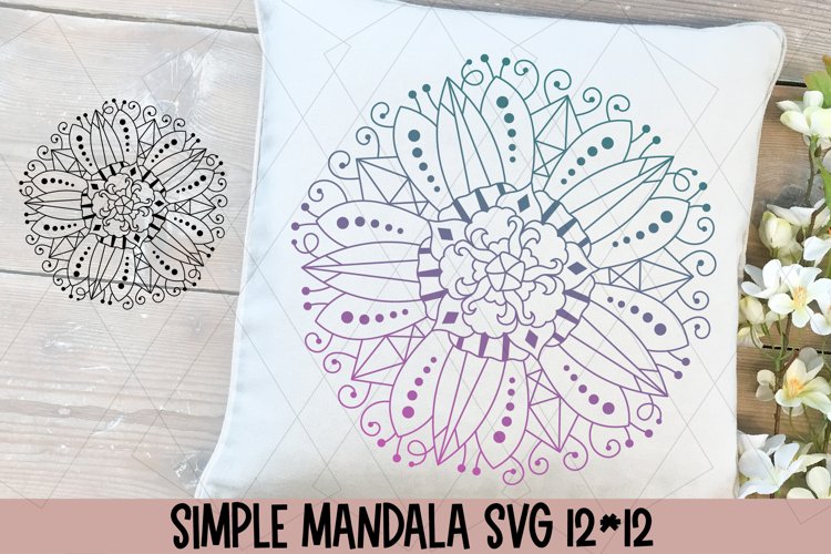 Mandala SVG simple patterns | Simple mandala designs