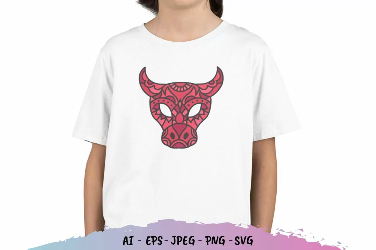 Mandalas Colorful Buffalo