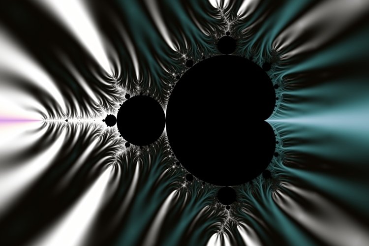 Colorful mandelbrot fractal - mathematical artwork