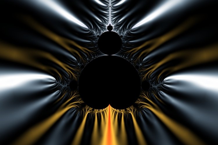 Colorful mandelbrot fractal - mathematical artwork example image 1