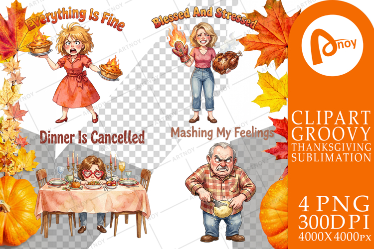 Thanksgiving Funny Clipart Image 19