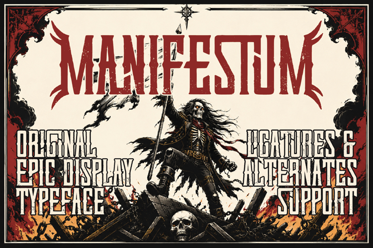 Manifestum | Display typeface