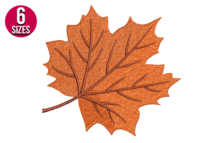 Leaf Embroidery Image 5