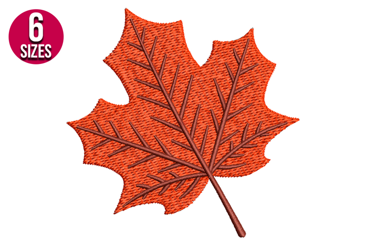 Leaf Embroidery Image 6