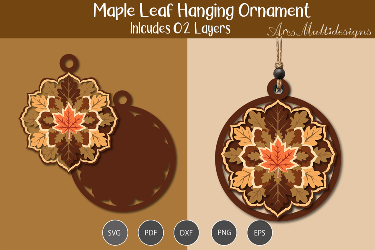 Maple leaf hanging Ornament