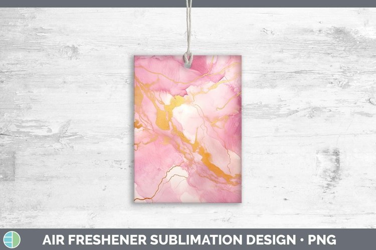 GorgeousMarble Gold Air Freshener design.