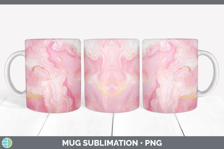 GorgeousMarble Gold Mug Wrap design.