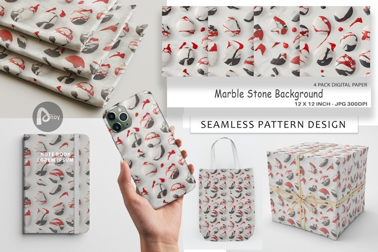 Digital Paper Marble Stone Background