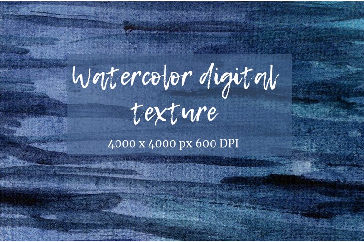 Blue watercolor digital texture example image 1