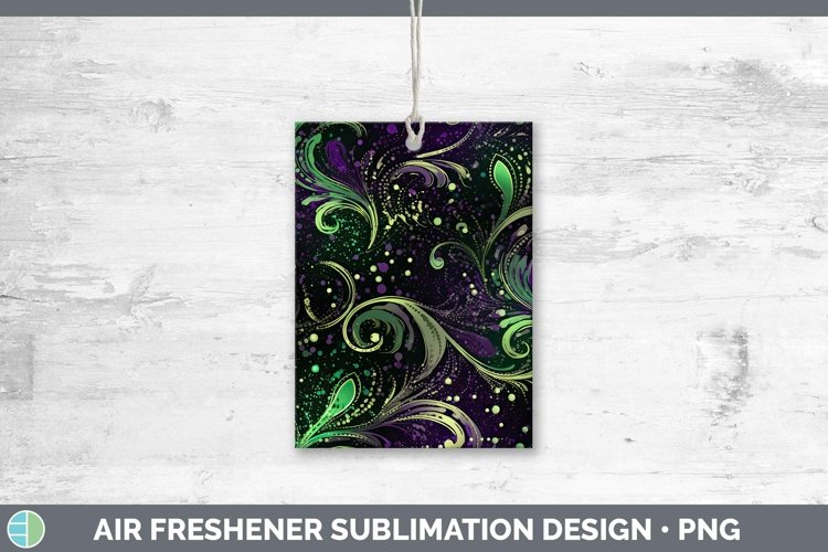 Mardi Gras Glitter Air Freshener Sublimation Car Freshener D