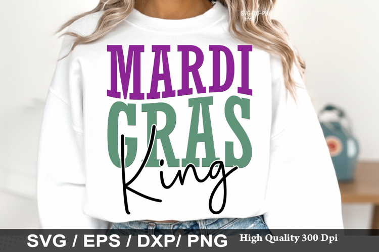 Mardi Gras King - Mardi Gras SVG Design