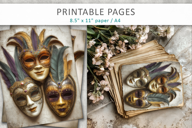 vintage carnival scrapbooking paper