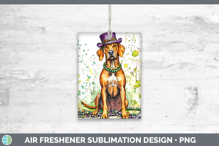 Mardi Gras Splash Dogs Rhodesian Ridgeback Air Freshener Sub