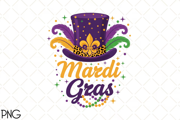 Mardi Gras Sublimation PNG, Mardi Gras