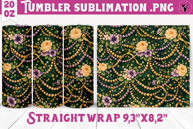 20 Oz Sublimation Tumbler Wrap Image 4