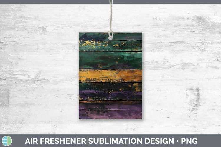 Mardi Gras Wood Air Freshener Sublimation Car Freshener Desi