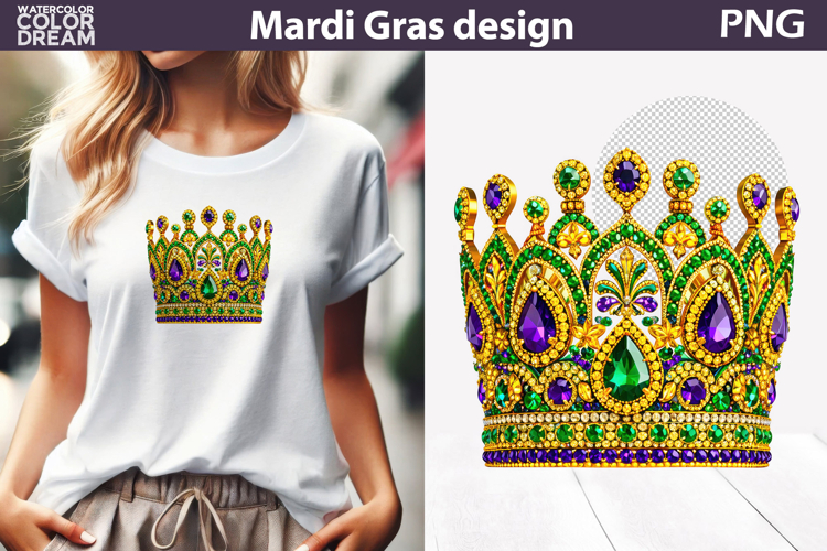 Mardi Gras Sublimation | Crown Mardi Gras
