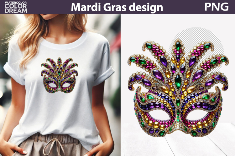 Mardi Gras Sublimation | Mardi Gras Mask