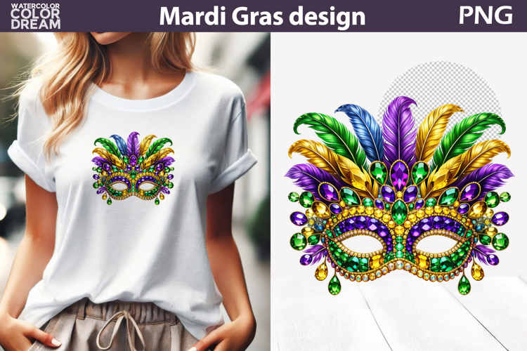 Mardi Gras Sublimation | Mardi Gras Mask
