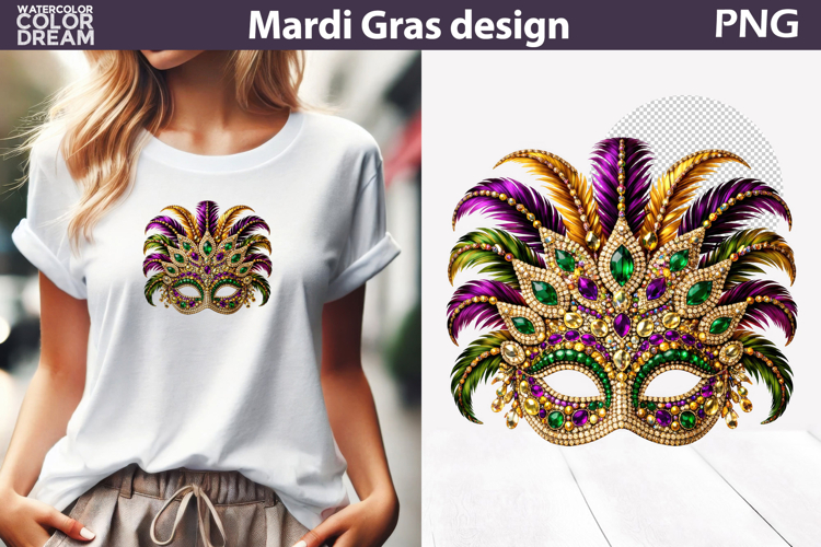 Mardi Gras Sublimation | Mardi Gras Mask