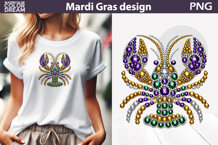 Mardi Gras Sublimation | Mardi Gras Lobster