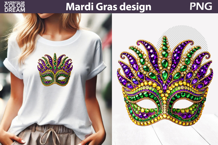 Mardi Gras Sublimation | Mardi Gras Mask