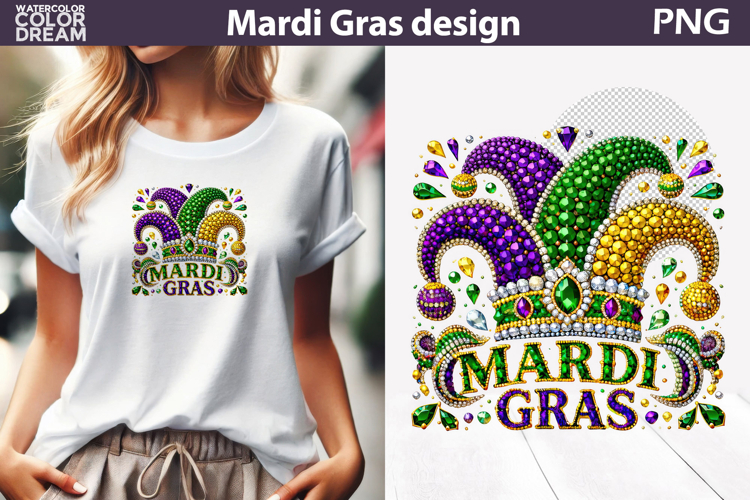 Mardi Gras Sublimation | Mardi Gras Jester Hat
