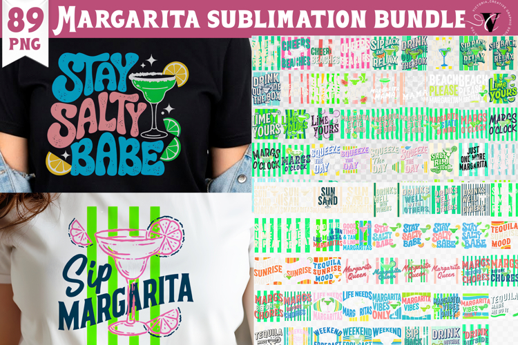 Summer Sublimation bundle | Funny Margarita Drink Quotes