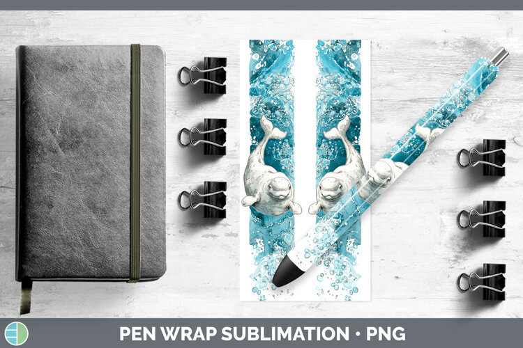 GorgeousMarine Mammal Sketch Pen Wrap design.