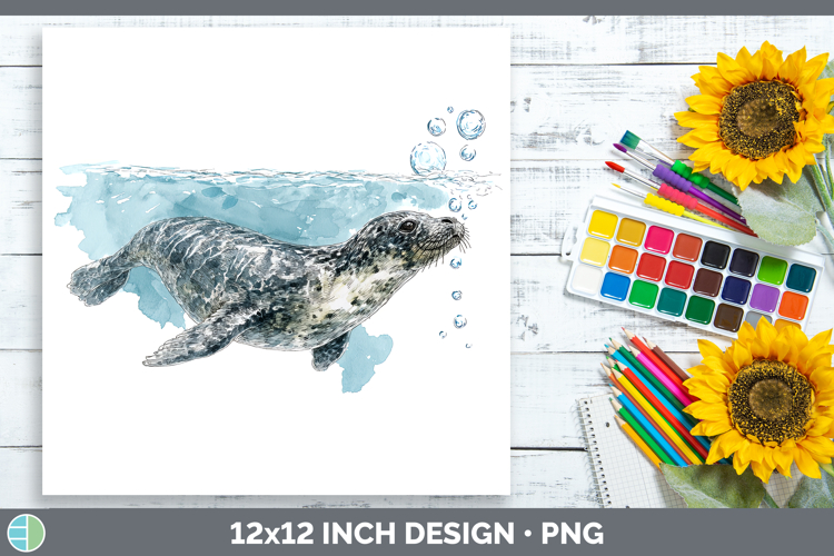 Leopard Seal Marine Mammal Sketch Paper Backgrounds Design