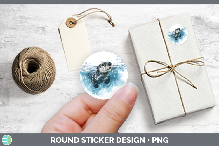 GorgeousMarine Mammal Sketch Stickers design.