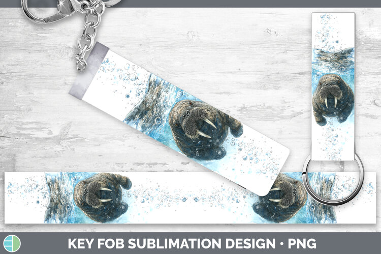 GorgeousMarine Mammal Sketch Key Fob design.
