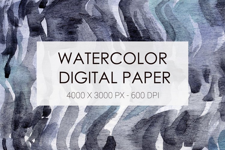 Marine camouflage. Watercolor digital texture.