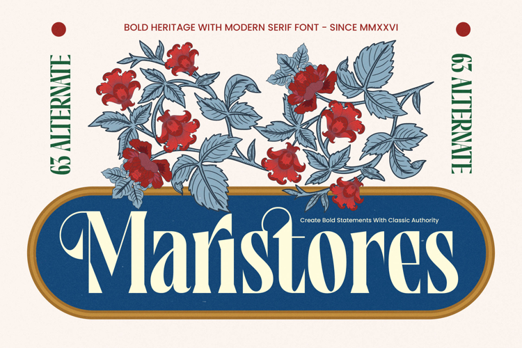 Maristores - Modern Serif Font